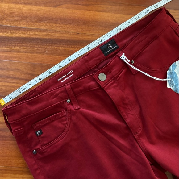 NWT! AG • Adriano Goldschmied • Legging Ankle • Rich Scarlet • 31 • Retail $178 - Picture 16 of 16
